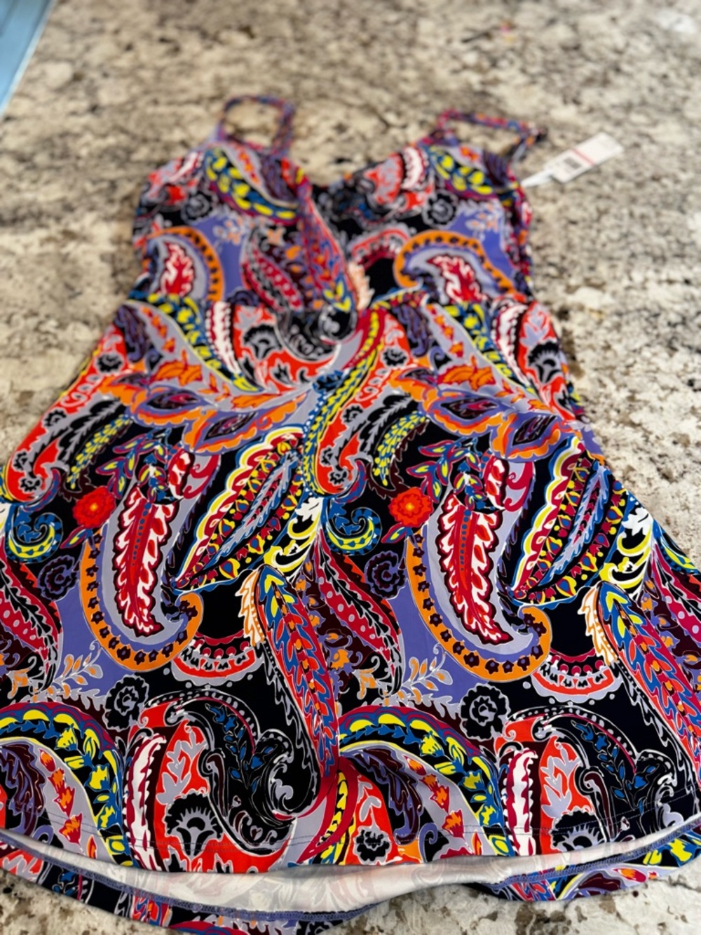 Anne Cole Paisley Swim Dress‎
